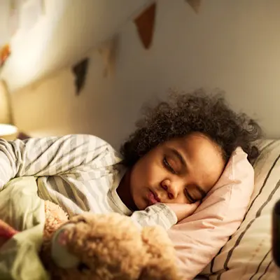 Child sleeping peacefully.