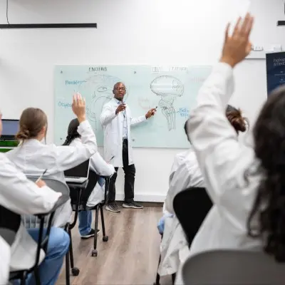 Provider teaching class of medical professionals.