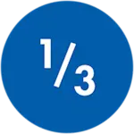 one third graphic