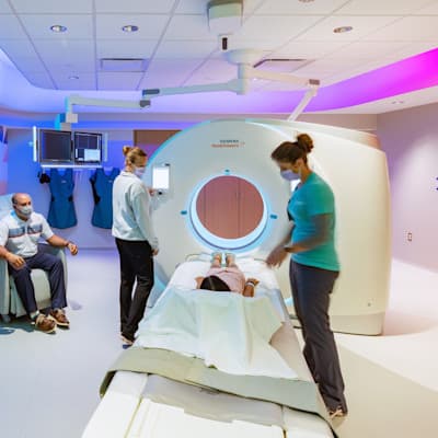 Radiology room at Children's Nebraska.