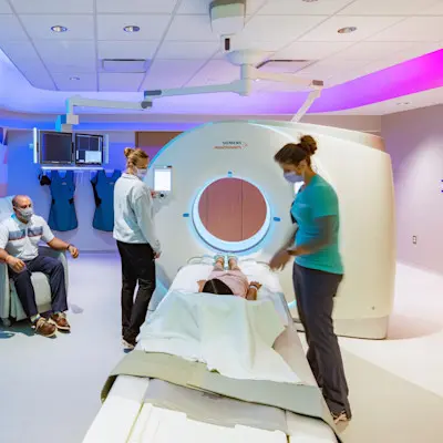 Radiology room at Children's Nebraska.