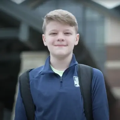Photo of Jonah, a Children's Nebraska patient who stayed at the Carolyn Scott Rainbow House during his journey at Children's.