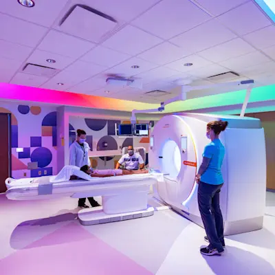 Children's Nebraska CT Scan machine.