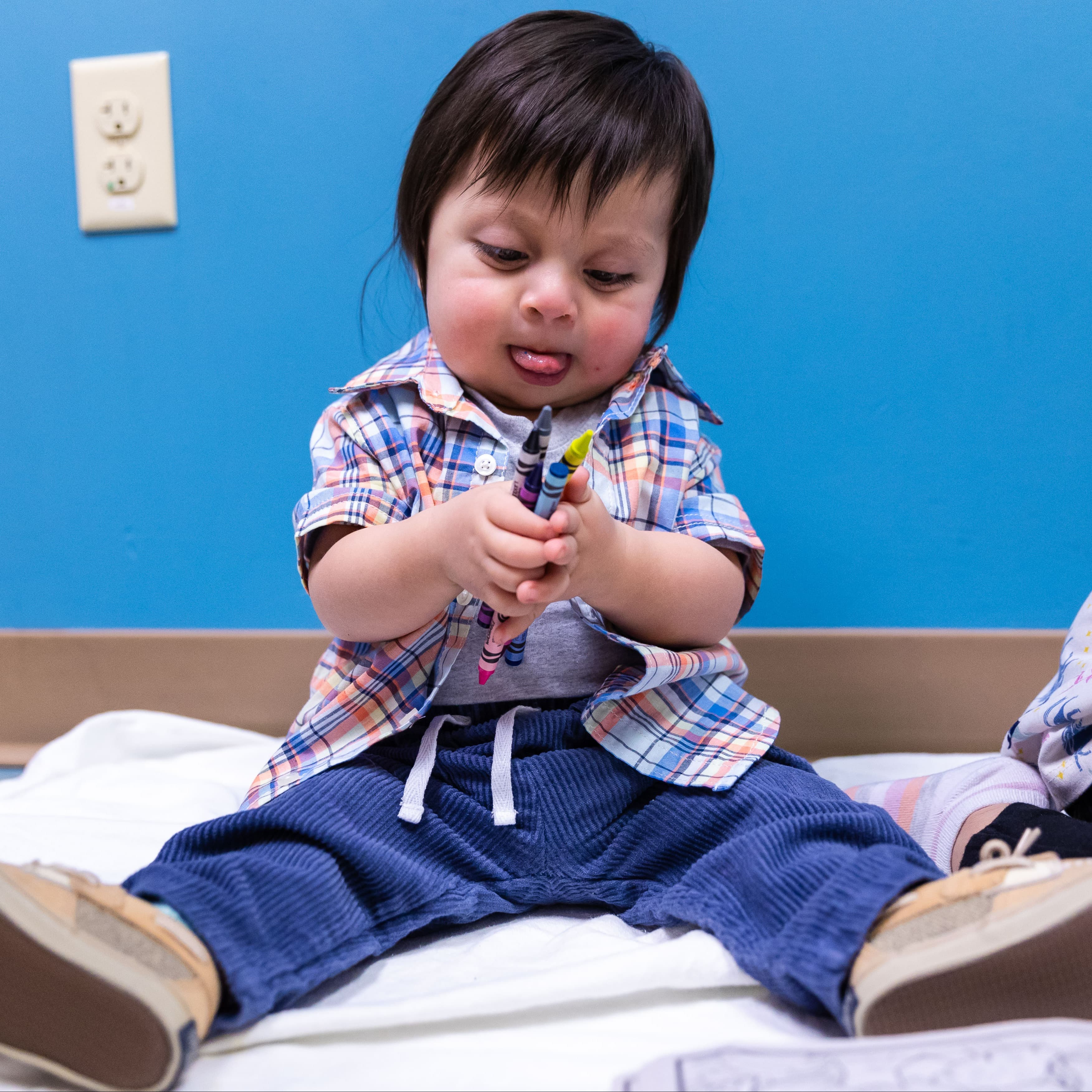Lionel, a spirited 1-year-old.