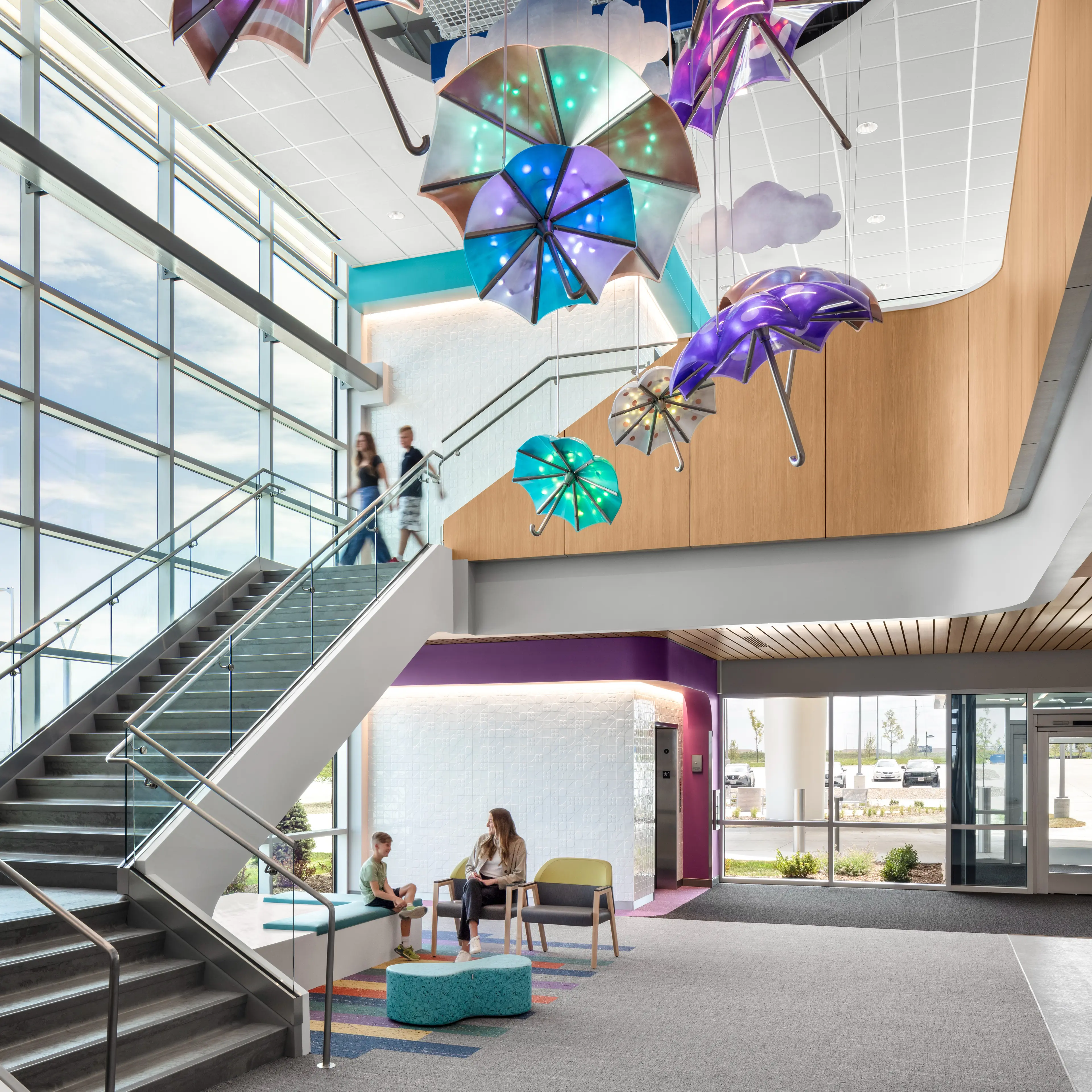 Interior of Children's West Omaha clinic location.