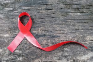 red ribbon for HIV/AIDS awareness